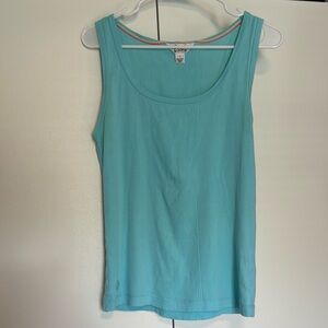 Lilly Pulitzer Blue Fitted Sleeveless Tank Top